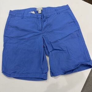 Women's j crew Bermuda  Blue Shorts